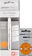Power One pen charger SET type 13 (oranje) met 2 stuks oplaadbare batterijen